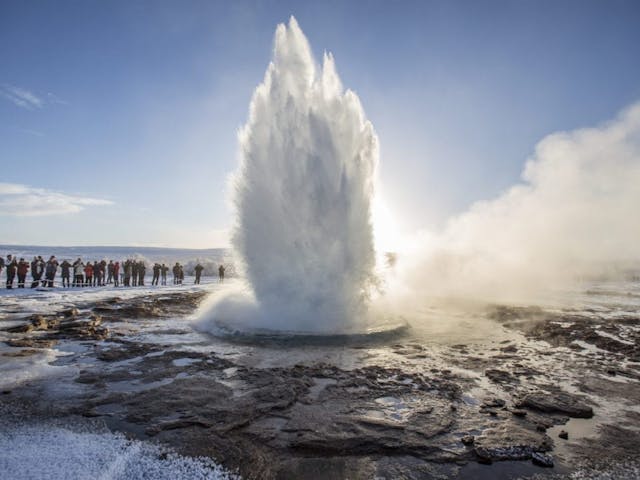 Geyser Spouting Hot Spring- Included in the Basic Itinerary