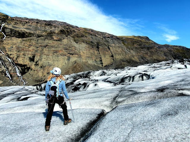 Glacier hike on our South Coast tour