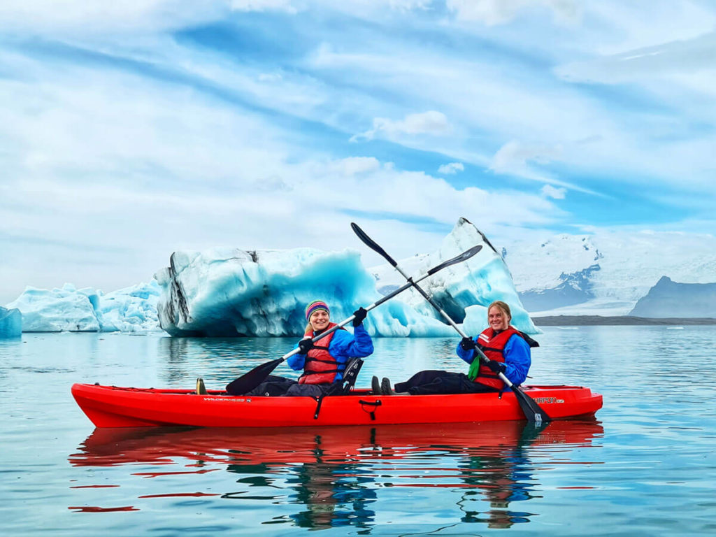 Glacier Lagoon Kayaking Tours | Jökulsárlón & Heinabergslón Iceland ...